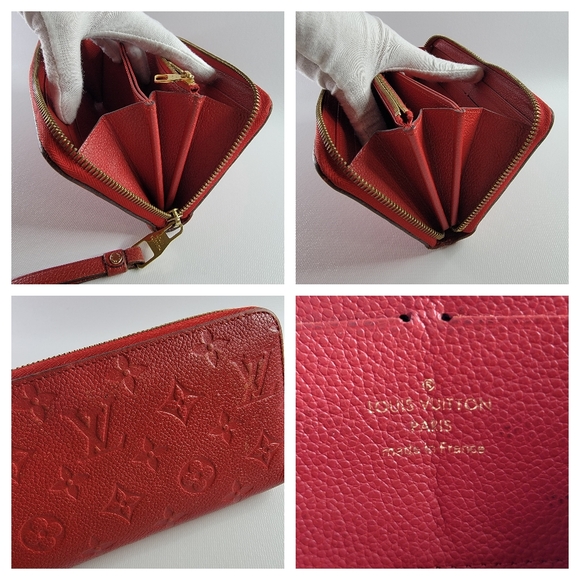 LOUIS VUITTON Monogram Empreinte Leather Zippy Long Wallet - Picture 4 of 10